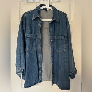H&M Divided Blue Denim Shirt